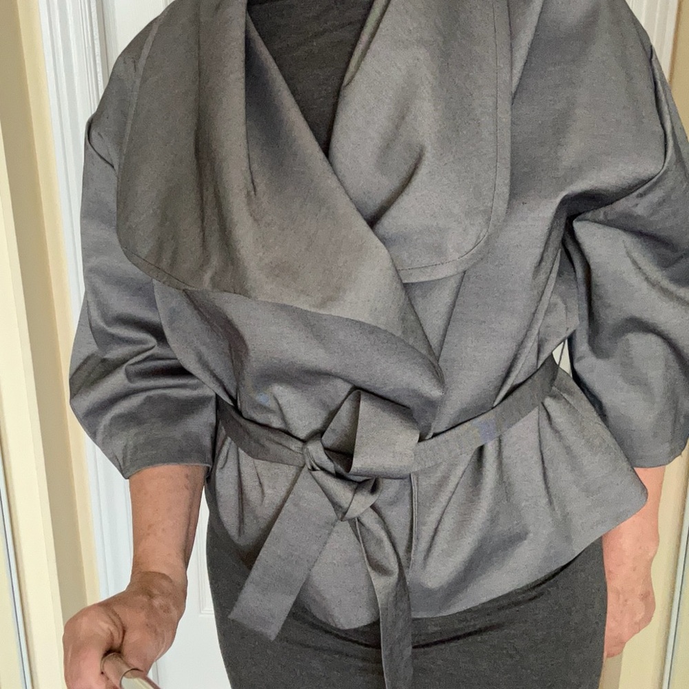 Gray Draped Jacket, To the Max